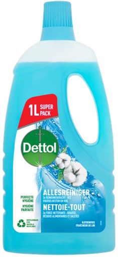 [TIM-3128889] Allesreiniger Dettol katoenfris fles 1L