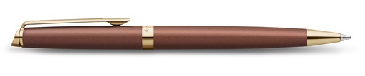 [TIM-2217950] Balpen Waterman Hémisphère Metalic medium punt koperrood GT in giftbox