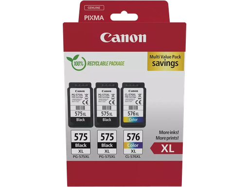 [CAN-2XPG-575XL/CL-576XL] Cartridge Canon PIXMA Inkjet Multi Value Pack 2XPG-575XL/CL-576XL
