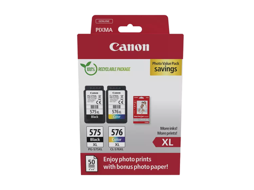 [CAN-PG-575XL/CL-576XL] Cartridge Canon PIXMA Inkjet Multi Value Pack PG-575XL/CL-576XL