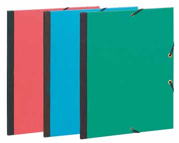 [OUT-25532E] Tekenmap Exacompta met elastieken 26x33cm assorti