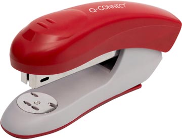 [TIM-KF14206] Nietmachine Q-Connect kunststof half strip 20vel rood