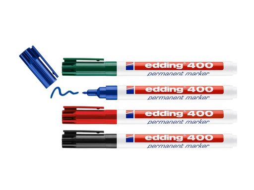 [TIM-440042] Permanent marker Edding 400 assorti (4)