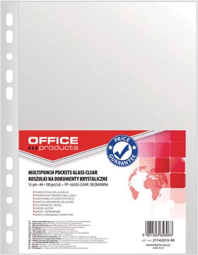 [TIM-1142515] Showtas Office Products A4 55micron 11-gaats glashelder transparant pak (100)