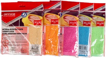 [TIM-2035137] Huishouddoekjes Office Products microvezel 32x50cm assorti (5)