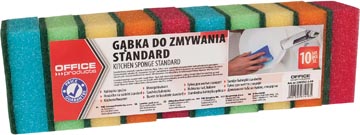 [TIM-2035612] Schuurspons Office Products 4,6x7,4cm assorti (10)