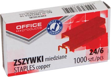 [TIM-8072416] Nietjes Office Products 24/6 verkoperd (1000)