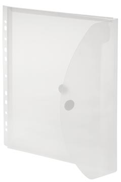 [TIM-251650] Geperforeerde documentmap Foldersys A4 transparant wit