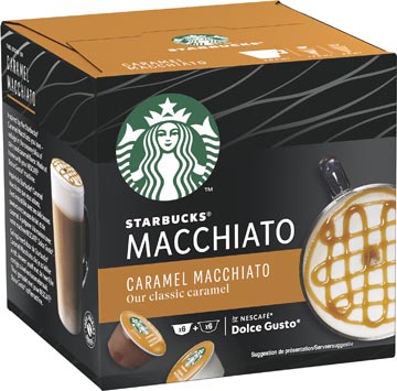 [TIM-087255] Koffiecapsules Nescafé Dolce Gusto Starbucks caramel macchiato (12)