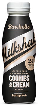 [TIM-B3018] Milkshake Barebells Cookies & Cream 33cl (8)