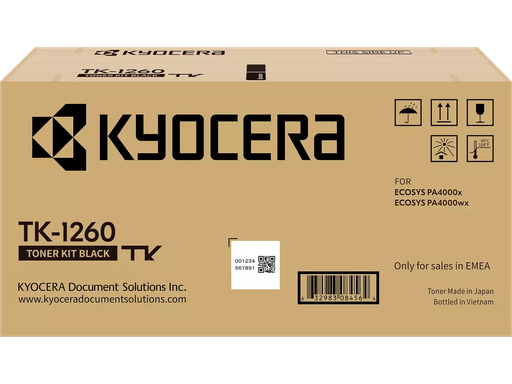 [KYO-TK1260] Toner Kyocera Ecosys TK1260 10.000 pag. BK