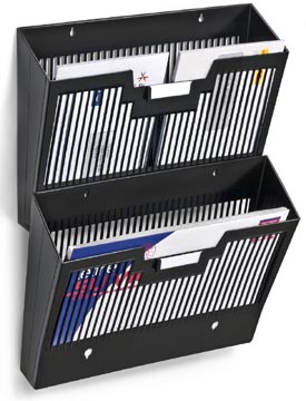 [TIM-1230011] Folderhouder wand CEP First A4 horizontaal 1-vaks zwart