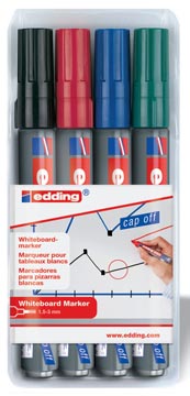 [TIM-2918999] Whiteboardmarker Edding e-250 ronde punt 1,5-3mm assorti (4)