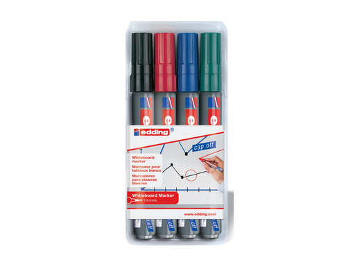[TIM-2918999] Whiteboardmarker Edding e-250 ronde punt 1,5-3mm assorti (4)