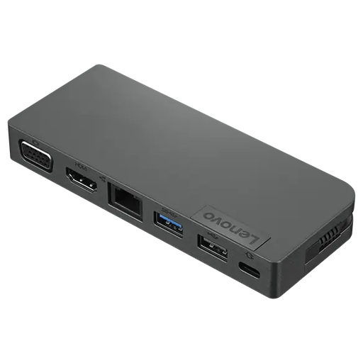 [ITA-4X90S92381] USB-Hub Lenovo Travel Hub USB-C Dock Dockingstation grijs