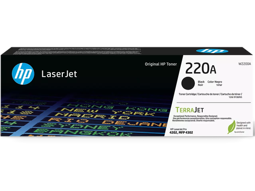 [HP-HPW2200A] Toner HP Color Laser 220A LaserJet Pro MFP 4302 1.800pag. BK