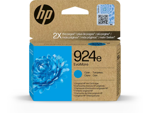 [HP-HP4K0U7N] Cartridge HP Inkjet 924E EvoMore 1000 pag. CY