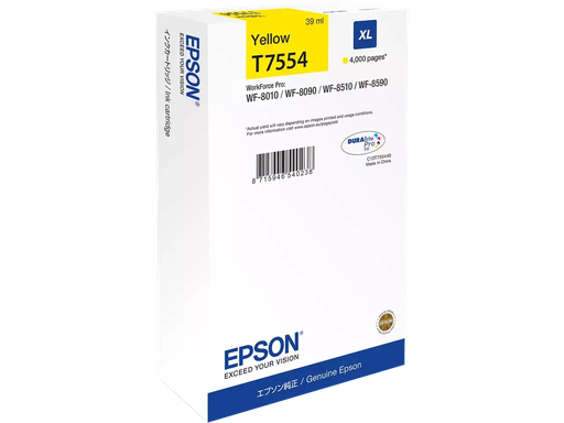 [EPS-T75544N] Cartridge Epson Inkjet T75544N 4000 pag. (39ml) WF PRO XL YEL