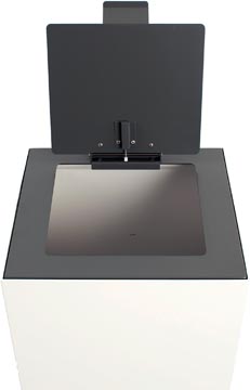 [TIM-1206933] Top met klep voor modulaire afvalbak 85L en 90L V-Part donkergrijs