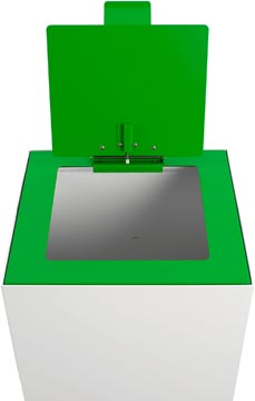 [TIM-1206940] Top met klep voor modulaire afvalbak 85L en 90L V-Part groen