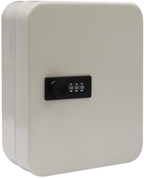 [TIM-3163121] Sleutelkast met combinatieslot voor 20 sleutels wit