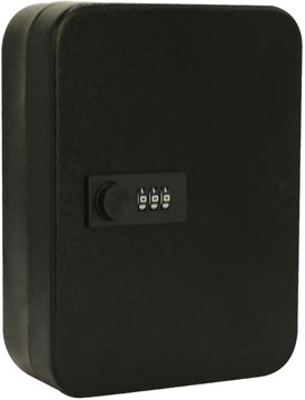 [TIM-3168188] Sleutelkast met combinatieslot voor 48 sleutels zwart