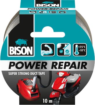 [TIM-6311855] Plakband Bison Power Repair 48mmx10m grijs