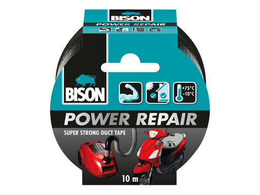 [TIM-6311861] Plakband Bison Power Repair 48mmx10m zwart