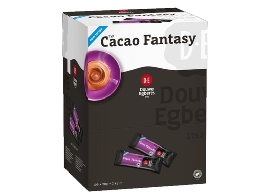 [TIM-4071638] Cacao poedersticks chocolademelk Douwe Egberts Cacao fantasy 20g (100)