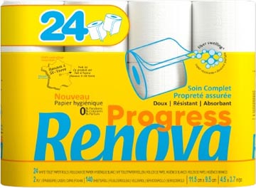 [TIM-2096152] Toiletpapier Renova Progress 2-laags 140vel (24)
