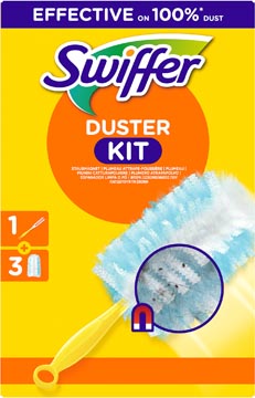 [TIM-6677011] Afstoffer Swiffer Duster Trap & Lock kit met 3 stofdoekjes