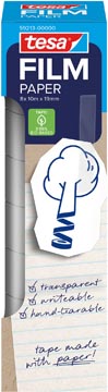[TIM-59213] Plakband Tesafilm papier 19mmx10m transparant (8)