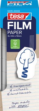 [TIM-59215] Plakband Tesafilm papier 19mmx33m transparant (8)