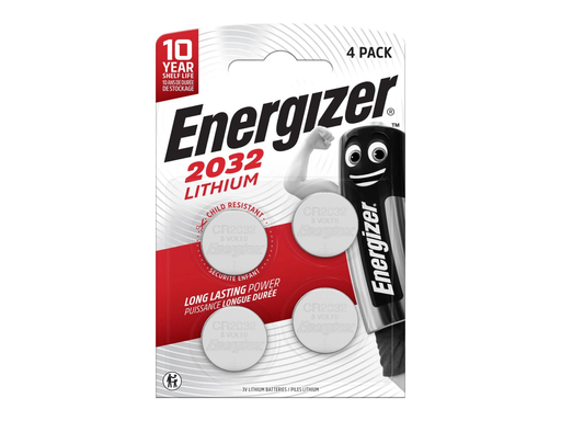[TIM-450361] Knoopcelbatterij Energizer lithium CR2032 (4)