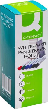 [TIM-KF17443] Accessoirehouder voor whiteboard Q-Connect incl markers en wisser wit