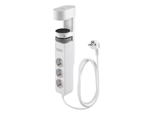 [TIM-K41212] Contactdoos IOIO SL3000 3 stopcontacten en 3 USB-poorten tafelklem wit