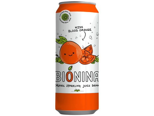 [TIM-22511] Frisdrank Bionina Miss Blood Orange blik 33cl (12)