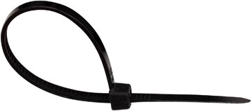 [TIM-KF17185] Kabelbinder Q-Connect 100x2,5mm zwart (100)