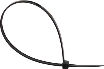 [TIM-KF17187] Kabelbinder Q-Connect 200x3,6mm zwart (100)