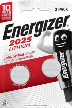 [TIM-450330] Knoopcelbatterij Energizer CR2025 (2)