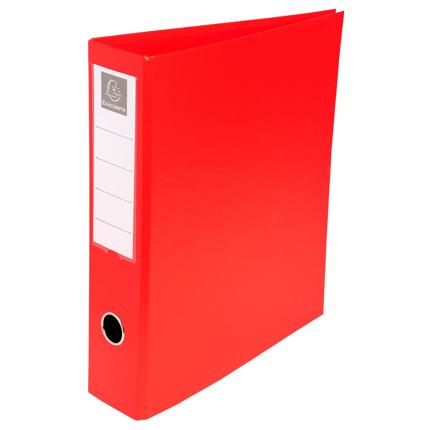 [EXA-51745E] Ringmap Exacompta PVC A4 4D-ringen 50mm rug 70mm rood