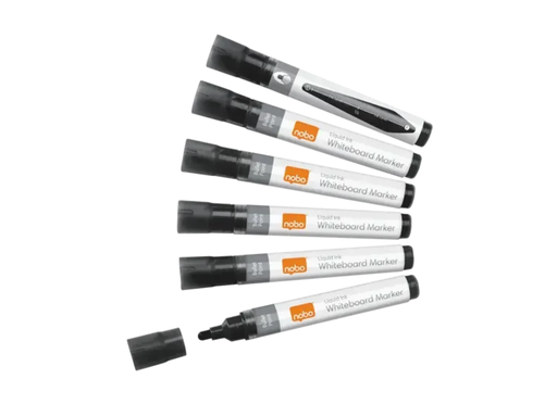 Whiteboardmarker Nobo Liquid Ink ronde 3mm punt (10)