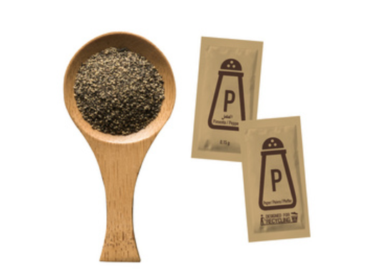 [CAT-P60123985] Zakje met peper Hellma porties 0,15g (2000)