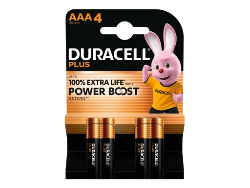 [TIM-4176645] Batterij Duracell Plus 100% AAA (4)