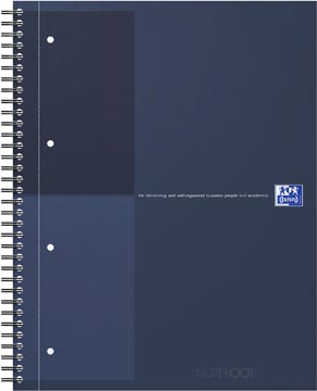 [TIM-194458] Notitieboek Oxford International Notebook Actie 30 jaar karton A4+ 160blz gelijnd blauw