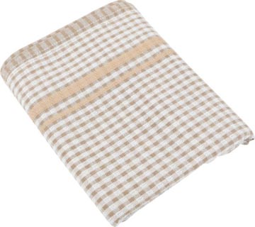 [TIM-136001E] Handdoek 50x70cm gewafeld beige (3)