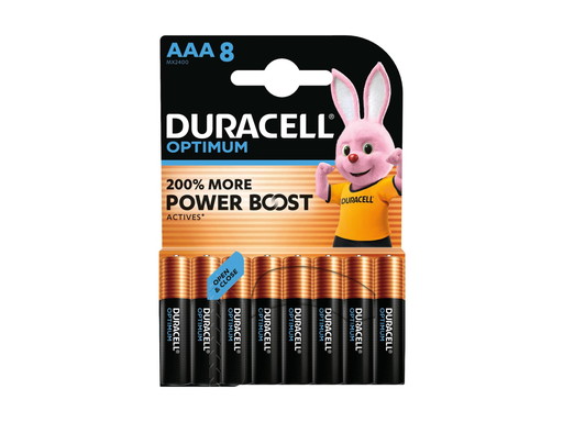 [TIM-4175433] Batterij Duracell Optimum AAA (8)