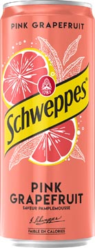 [TIM-52529] Frisdrank Schweppes Pink grapefruit sleek blik 33cl (24)