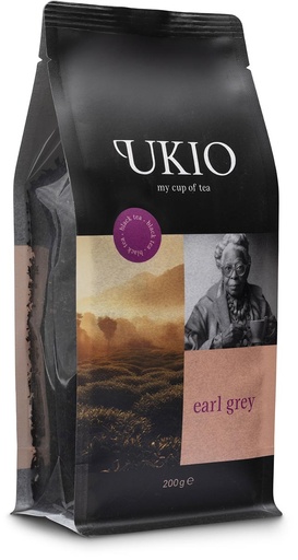 [TIM-ULEARL] Thee UKIO zwarte thee Earl Grey losse kruiden pak 200g