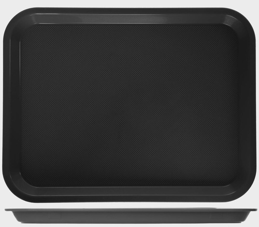 [TIM-A19046] Dienblad Araven 35x27x2cm anti slip zwart